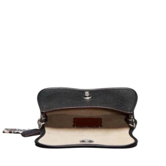 Coach Leather Wavy Dinky Crossbody/Shoulder Bag Coachtopia Pebbled Leather NWT - Picture 6 of 12